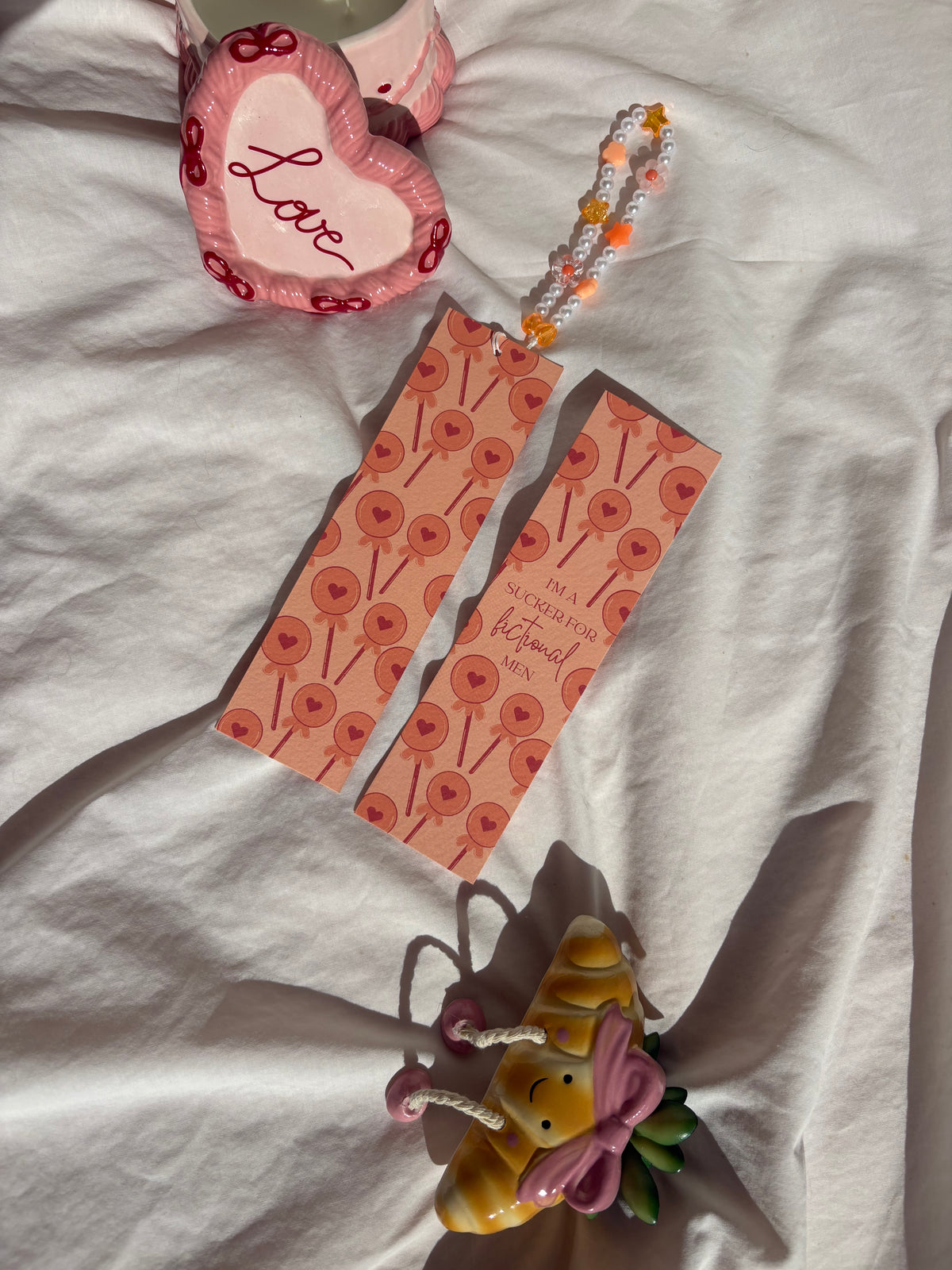 Sucker for fictional men bookmark