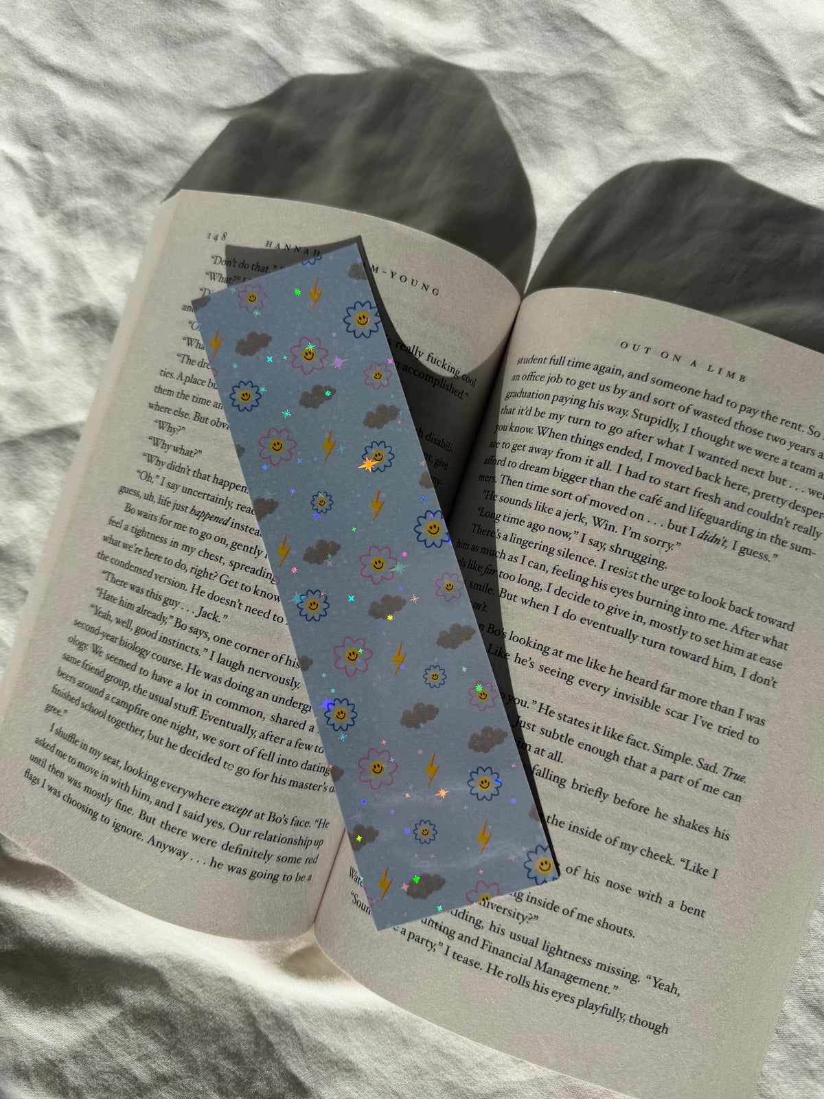 Grumpy sunshine shiny bookmark