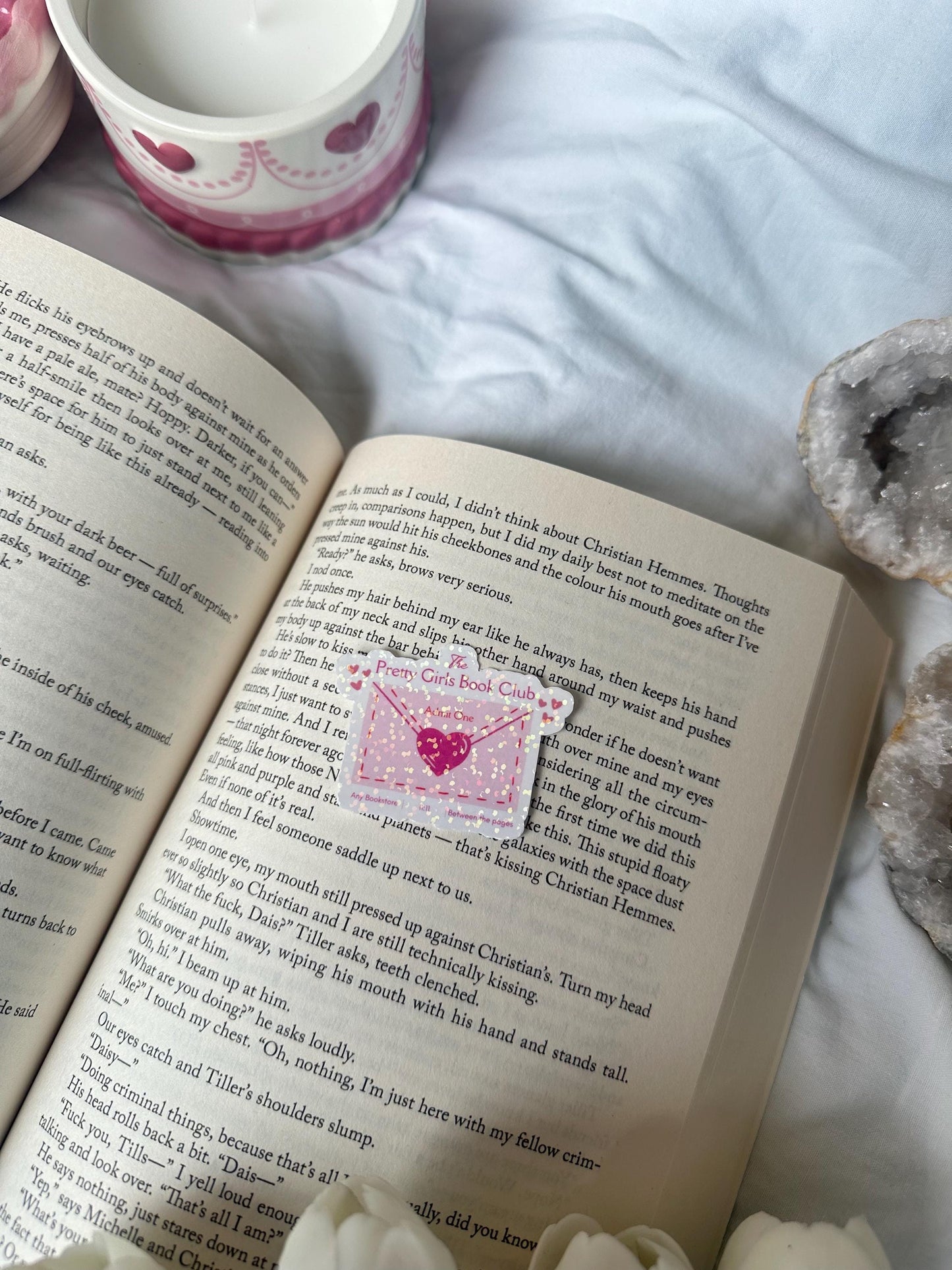The pretty girls book club shiny sticker