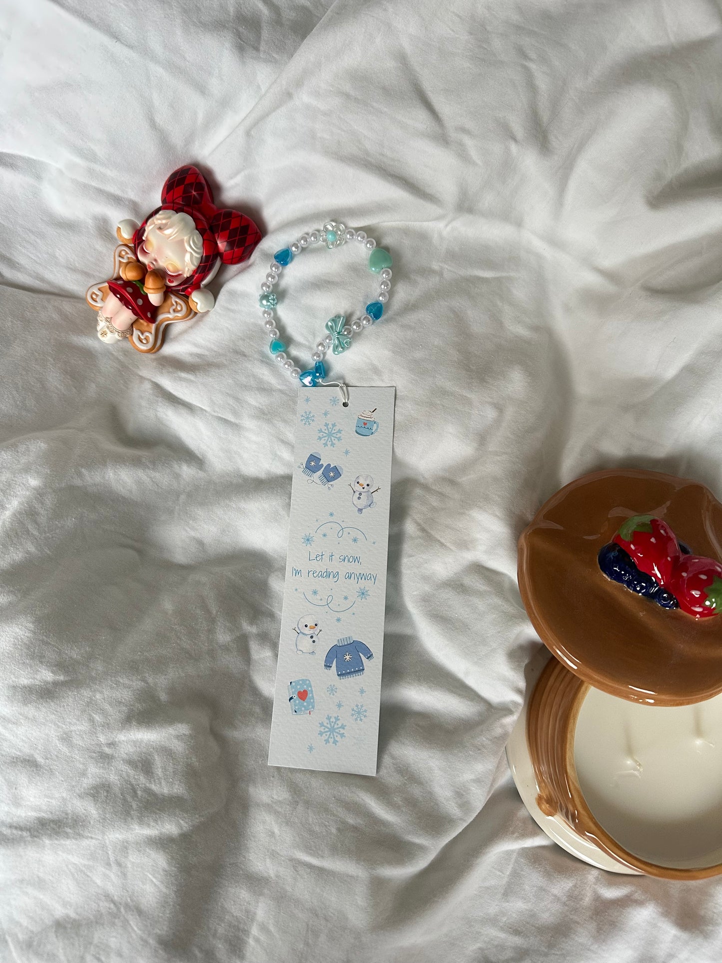 Let is snow I’m reading anyway bookmark