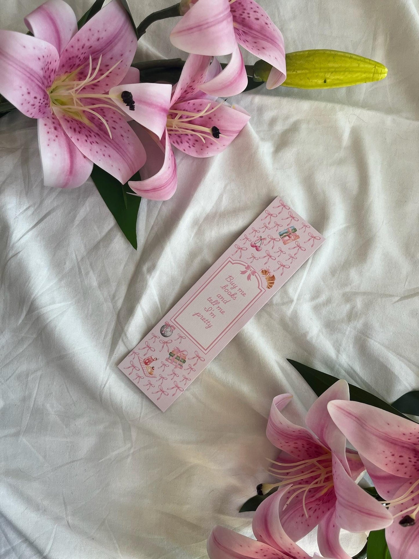 Buy me books and tell me I’m pretty Bookmark