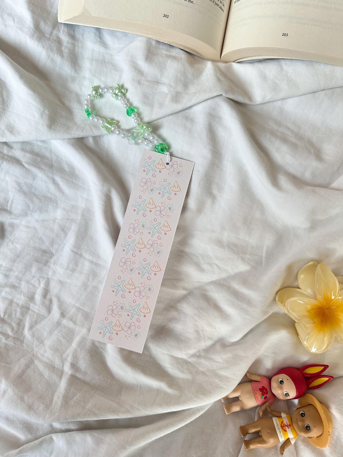Summer essentials bookmark