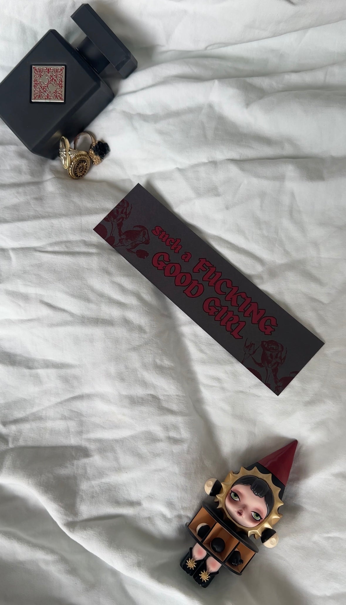 Be a good girl and spread those pages Bookmark