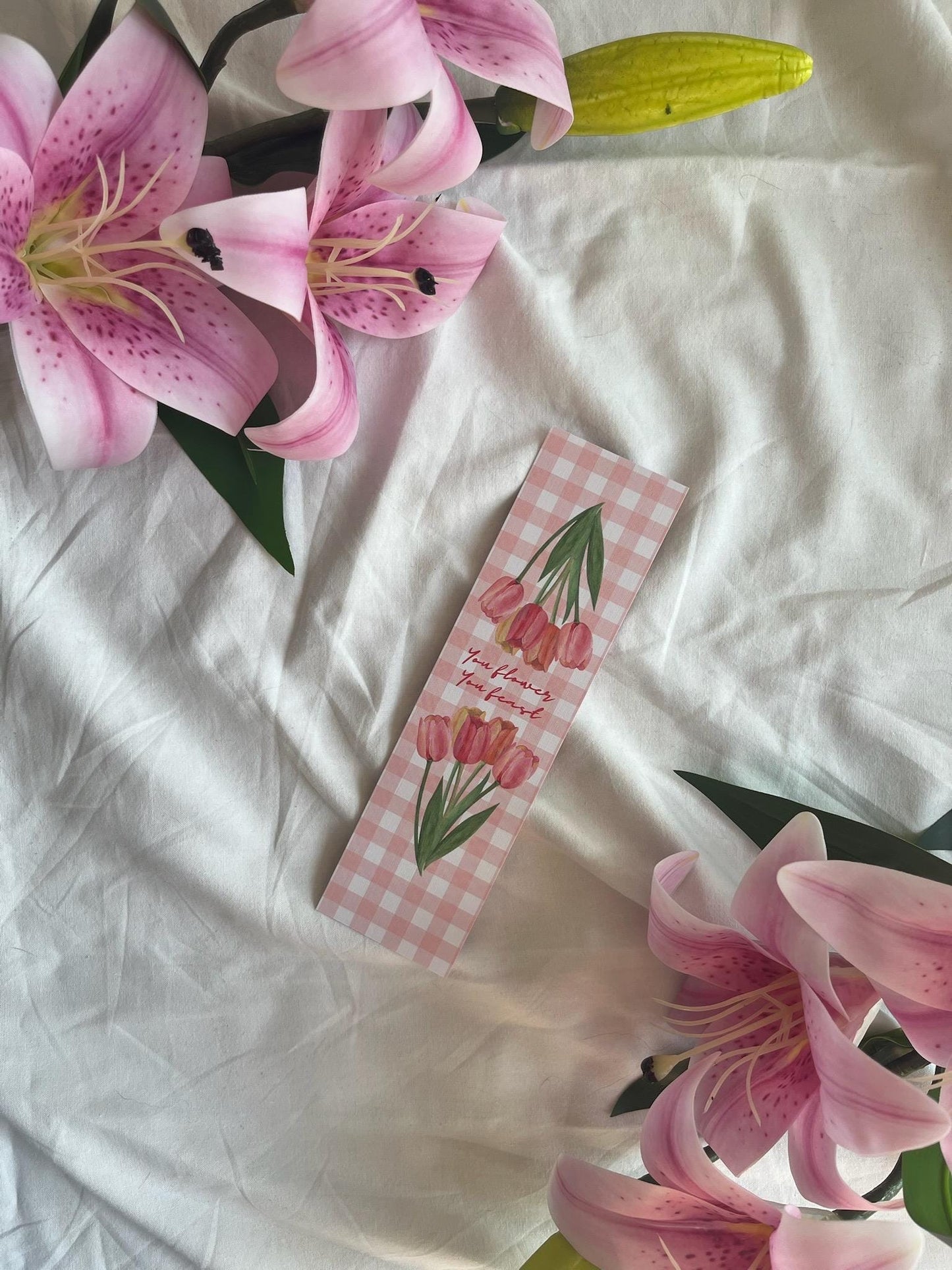 You flower, you feast Bookmark