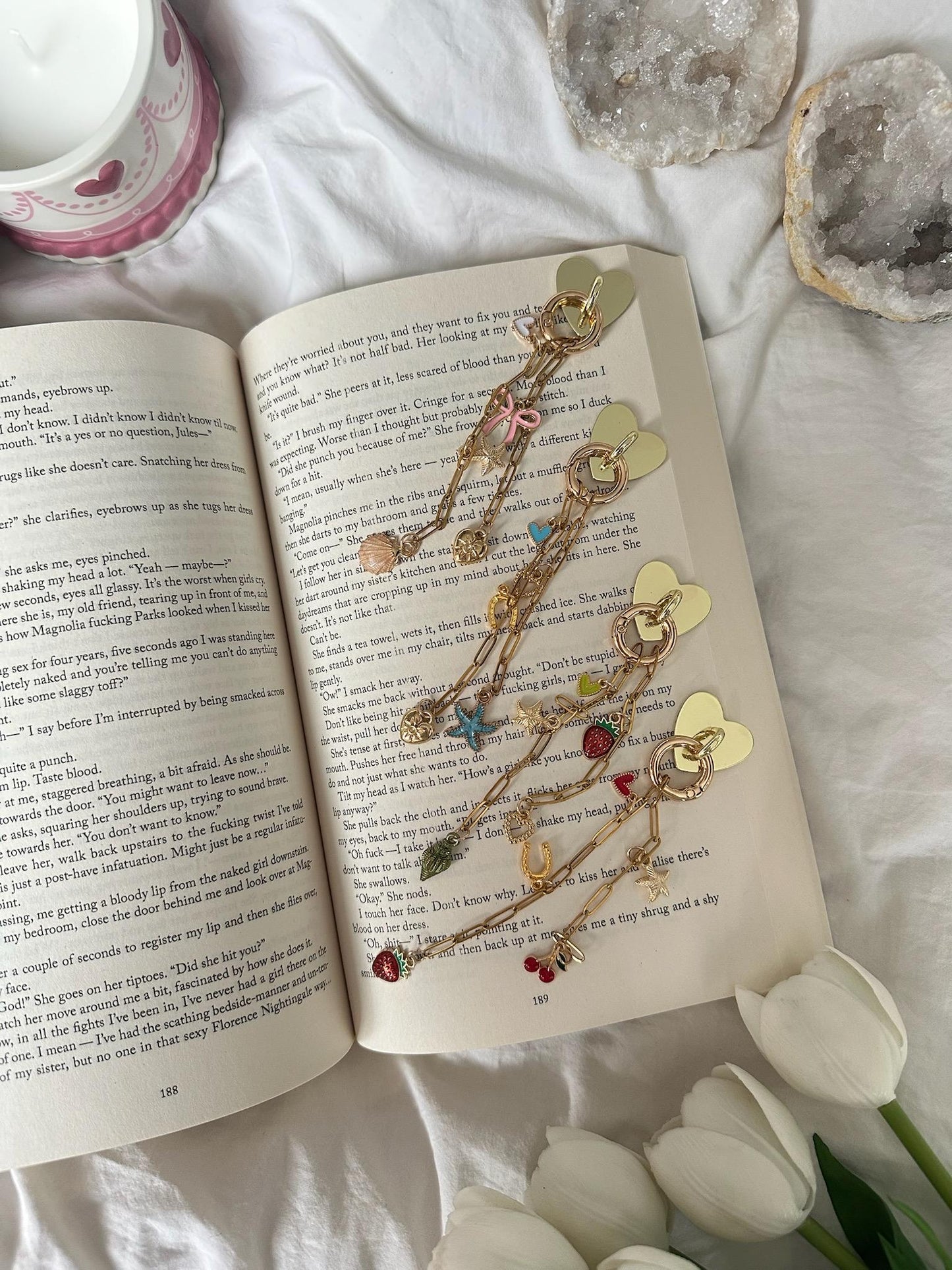 Kindle/Kobo chain charm