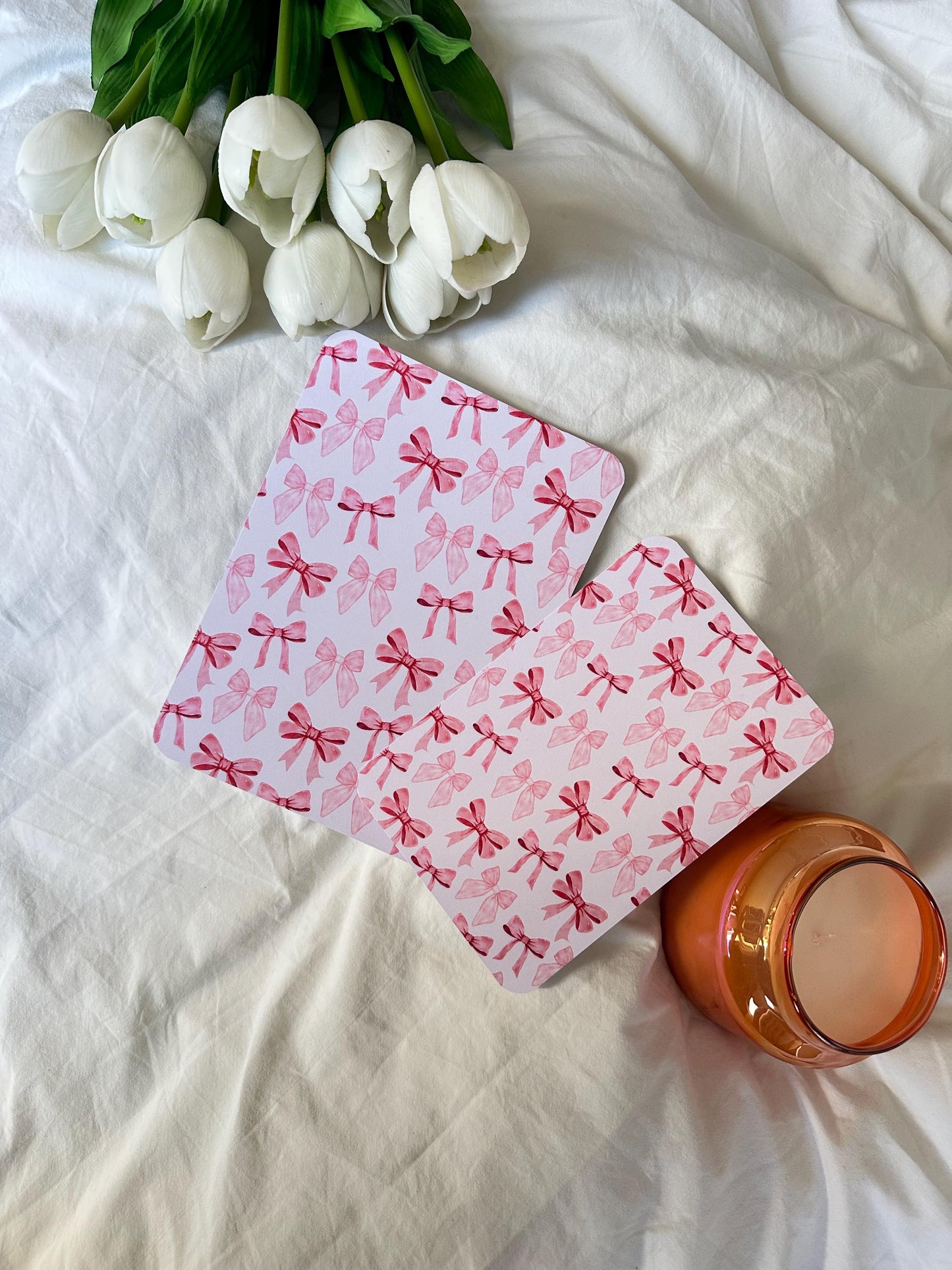 Pink bow kindle insert