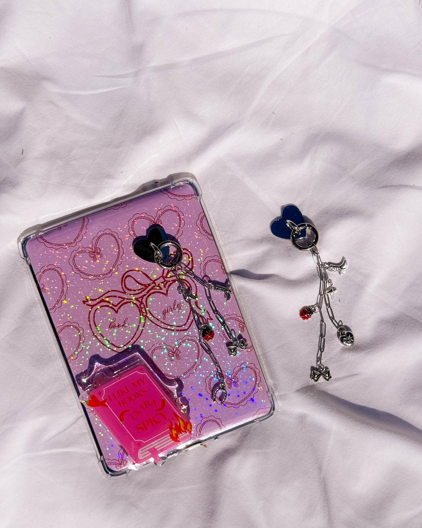 Kindle/Kobo chain charm