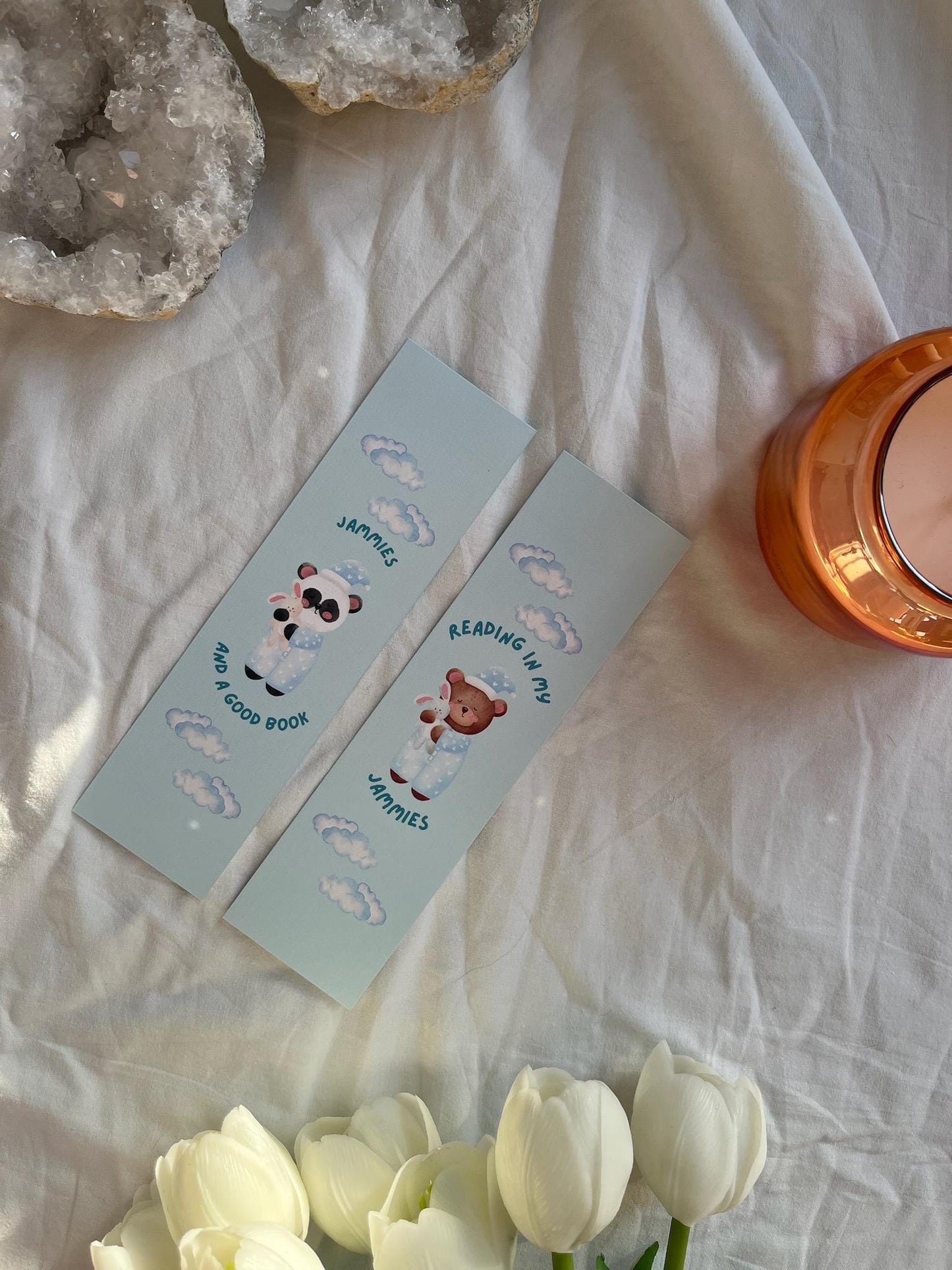 Reading in my jammies Bookmark