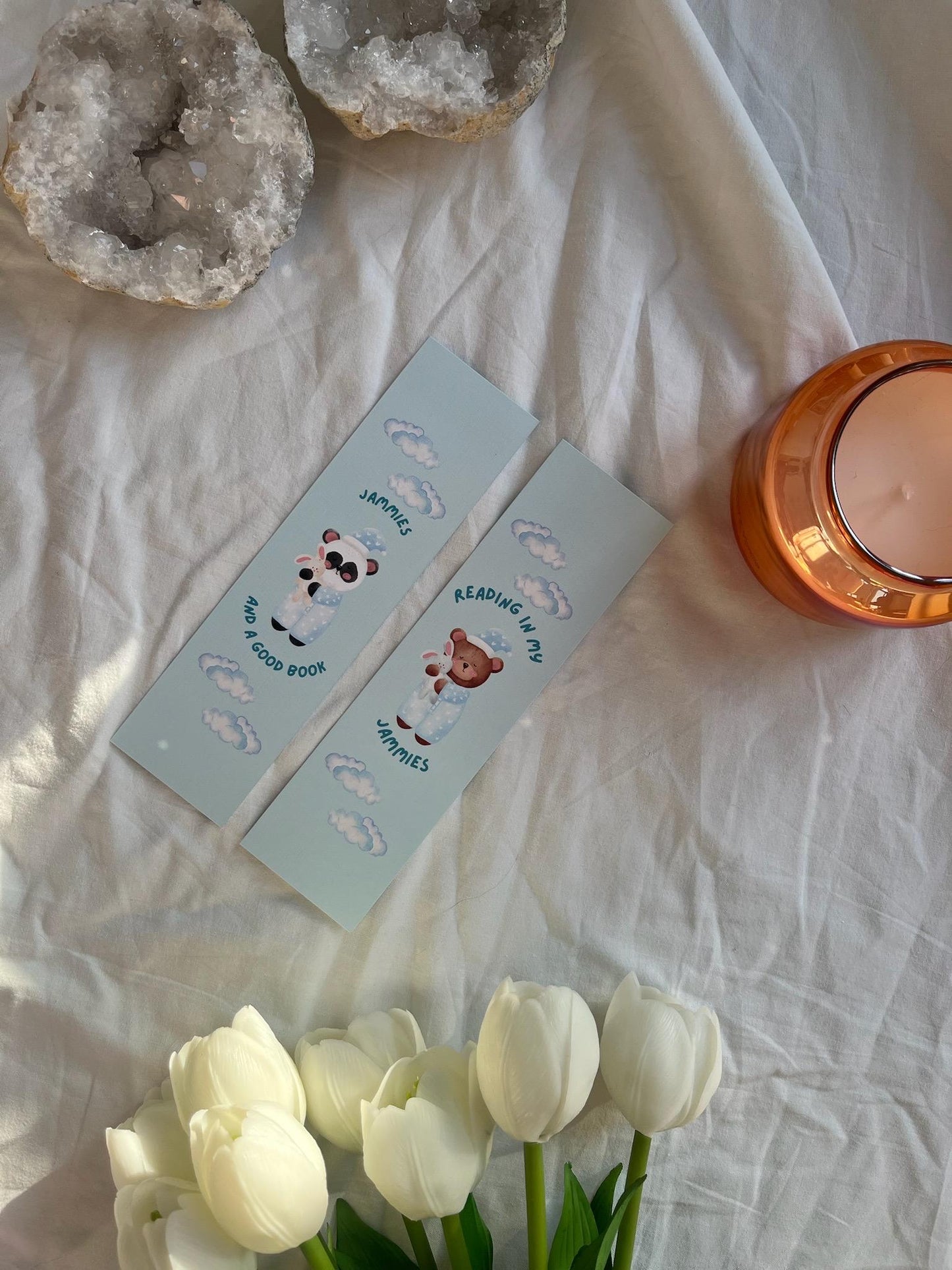 Reading in my jammies Bookmark