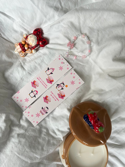 Snow many books so little time bookmark