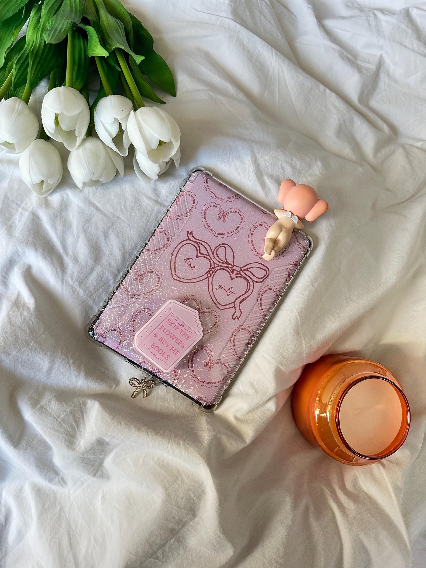 Book girly shiny kindle insert