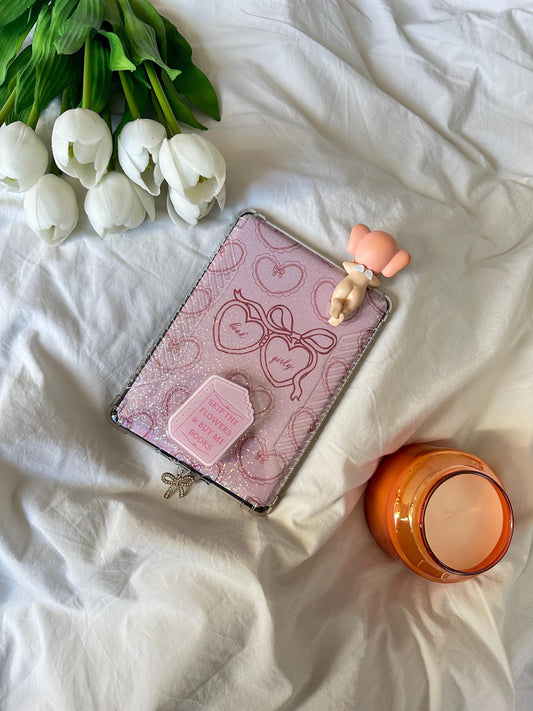 Book girly shiny kindle insert