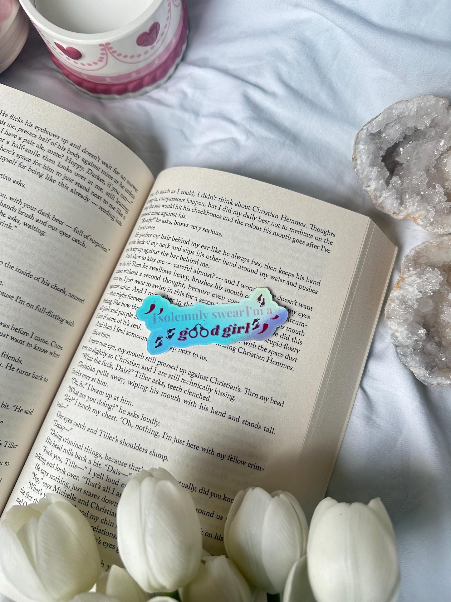 Good girl shiny sticker