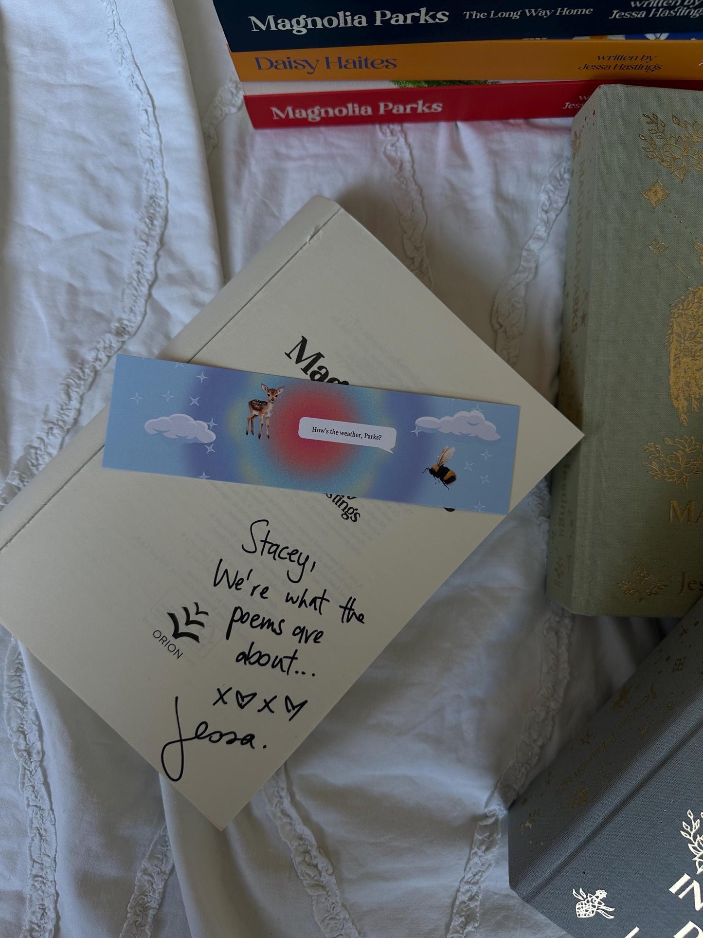 How’s the weather Parks? | Magnolia Parks bookmark