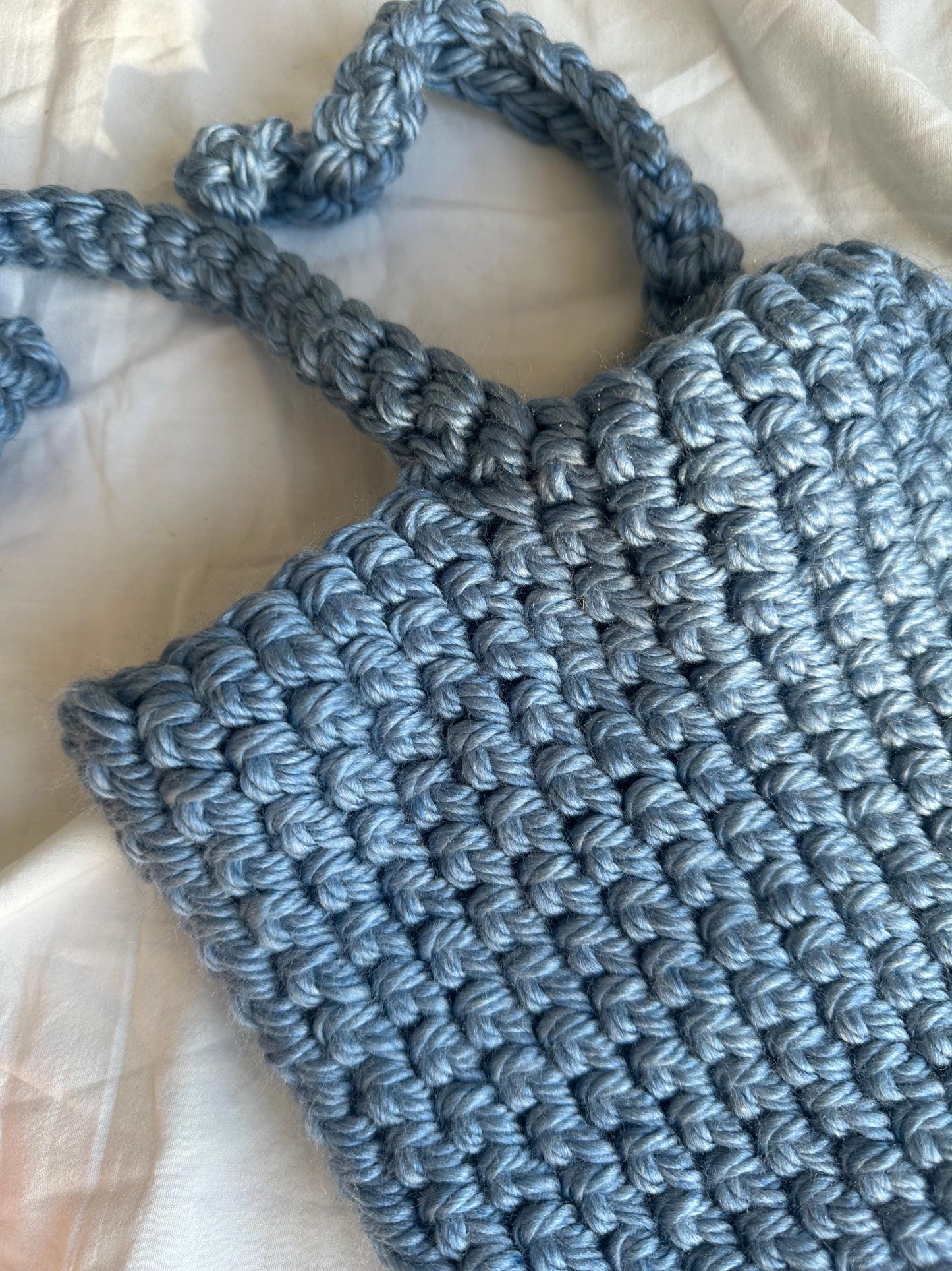 Handmade e-reader sleeve blue