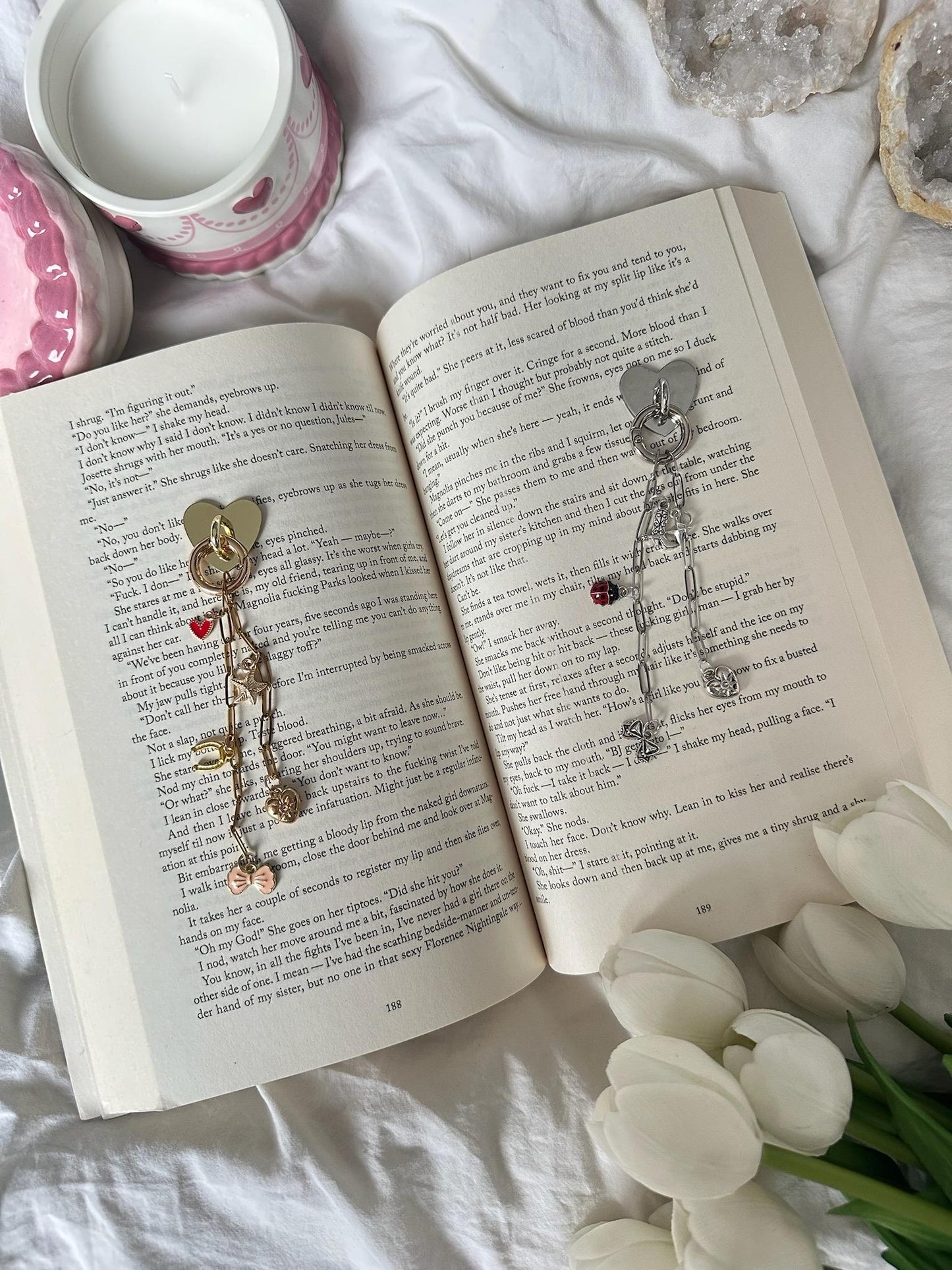 Kindle/Kobo chain charm