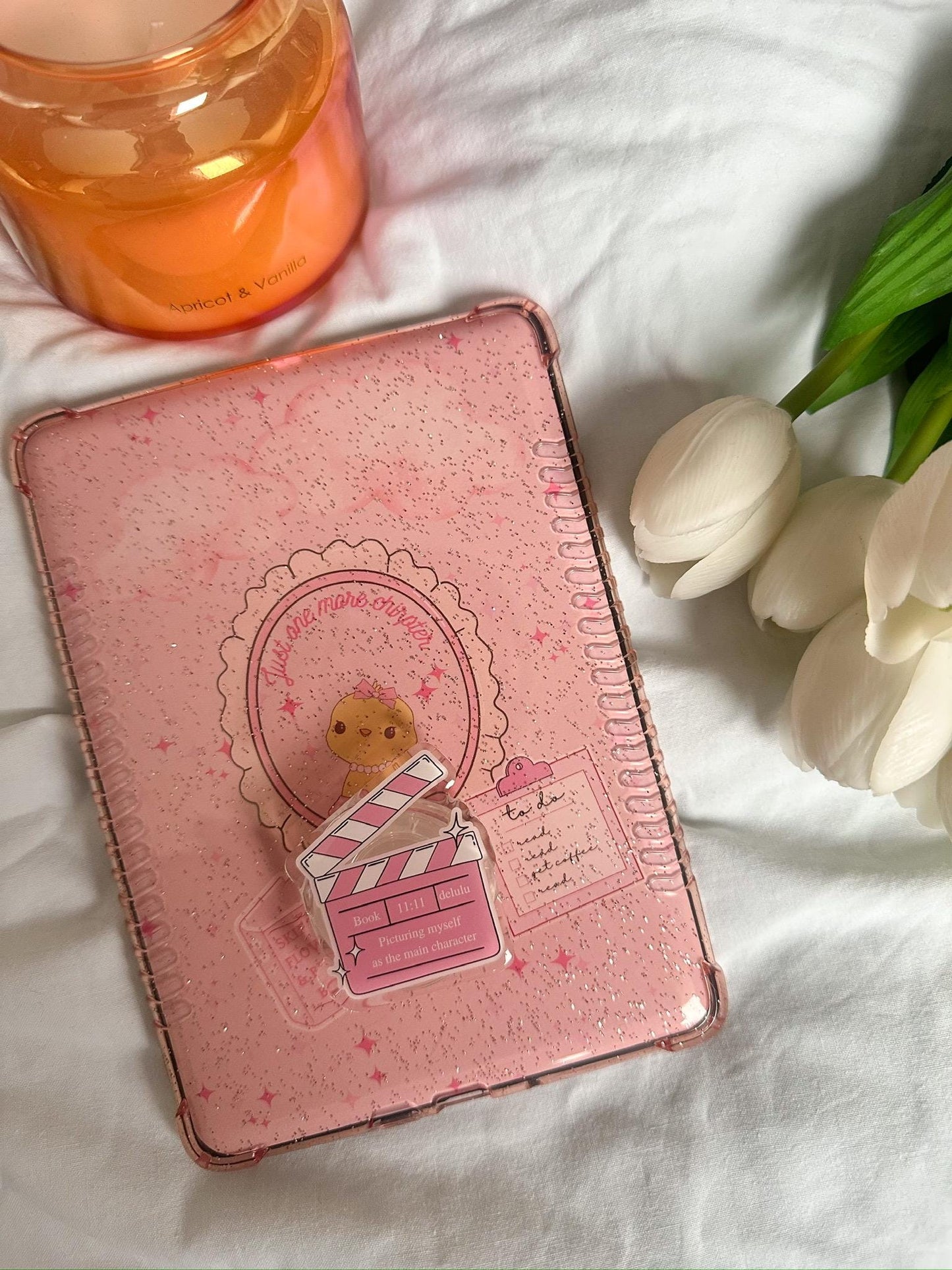 Picturing myself as the main character grip for e-reader or phone