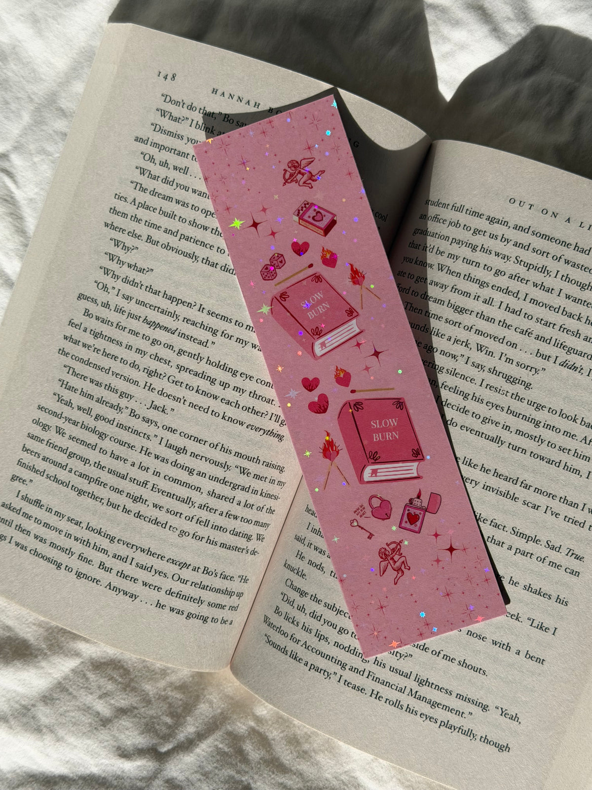 Slow burn shiny bookmark