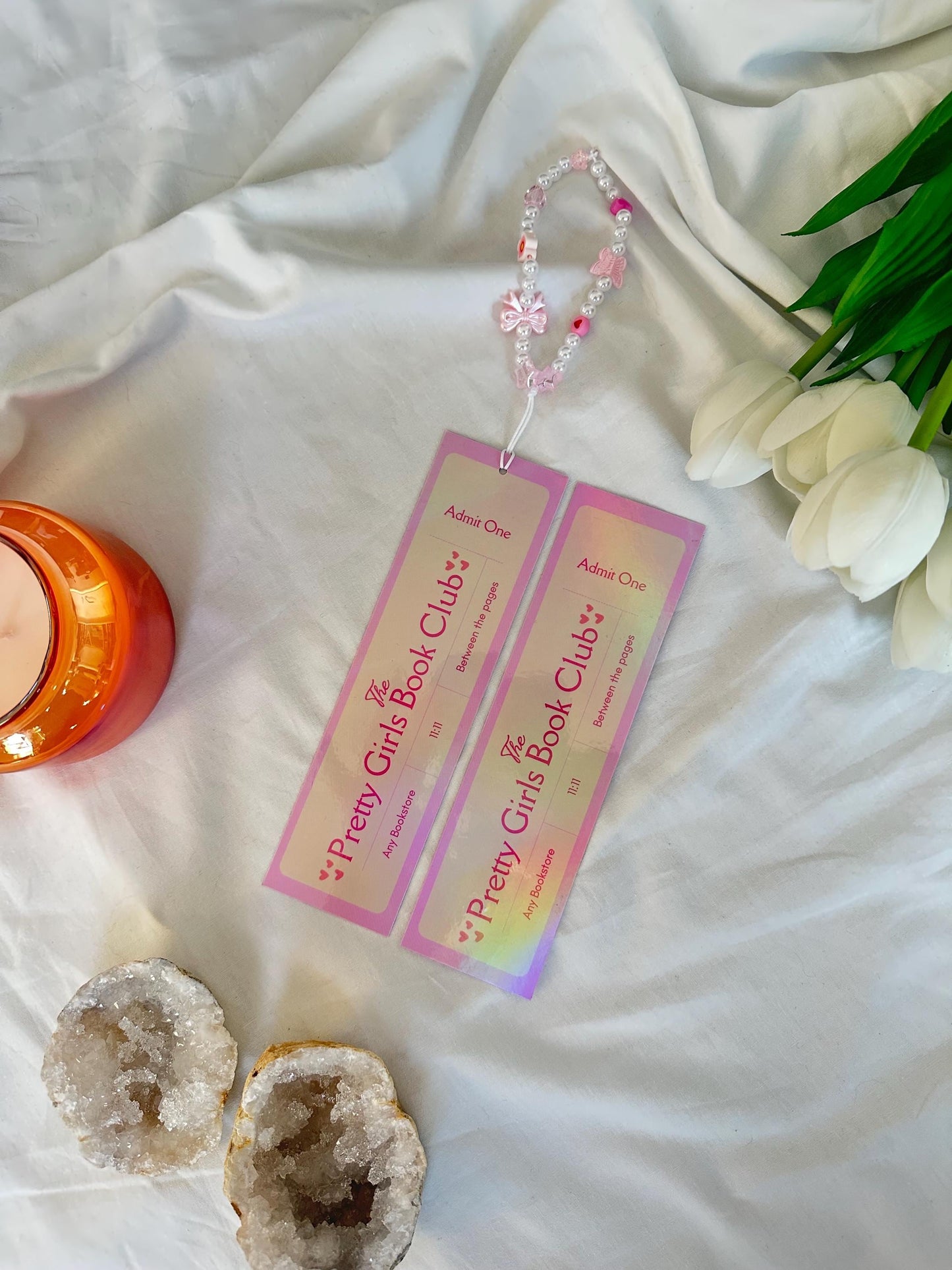 Pretty girls book club bookmark