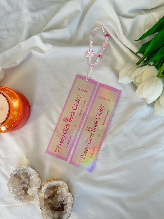 Pretty girls book club bookmark