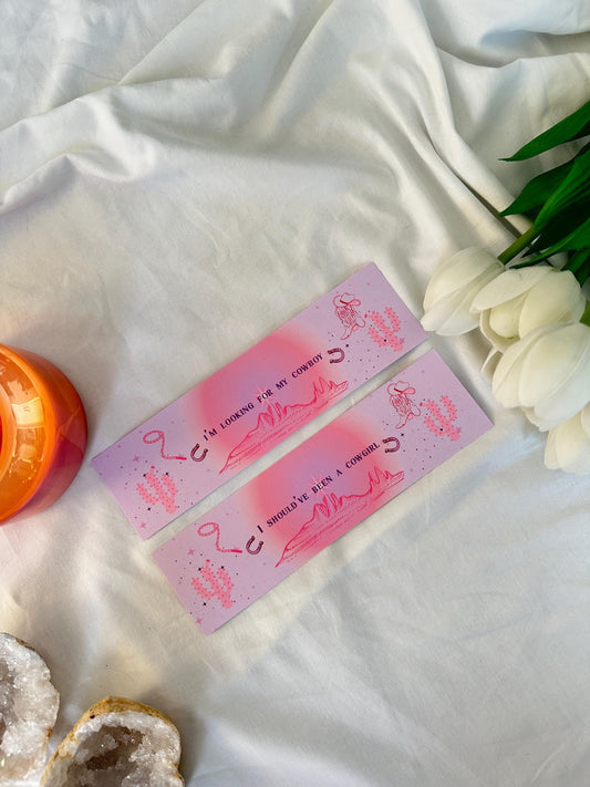 I’m looking for my cowboy bookmark