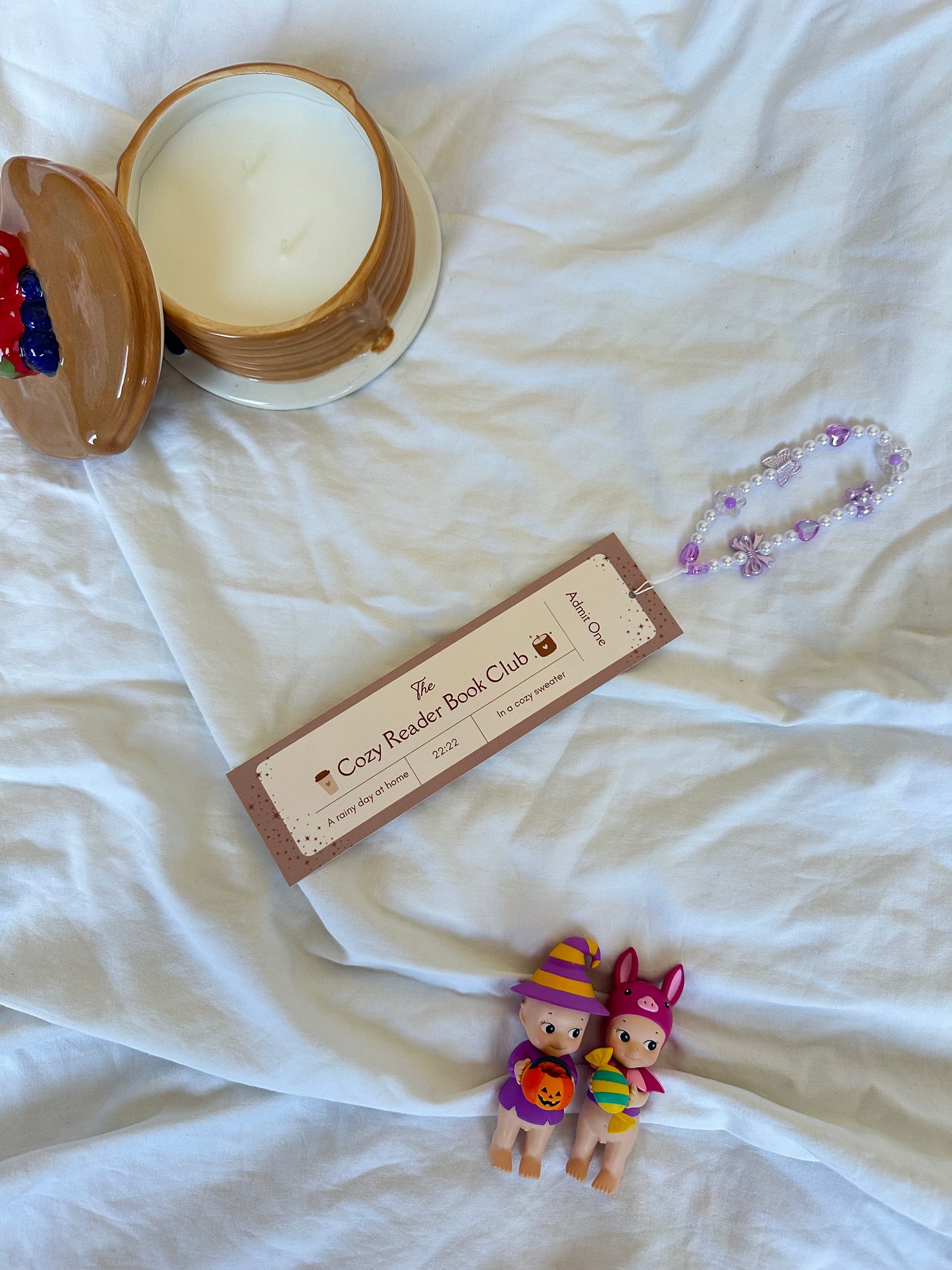 The cozy reader book club Bookmark