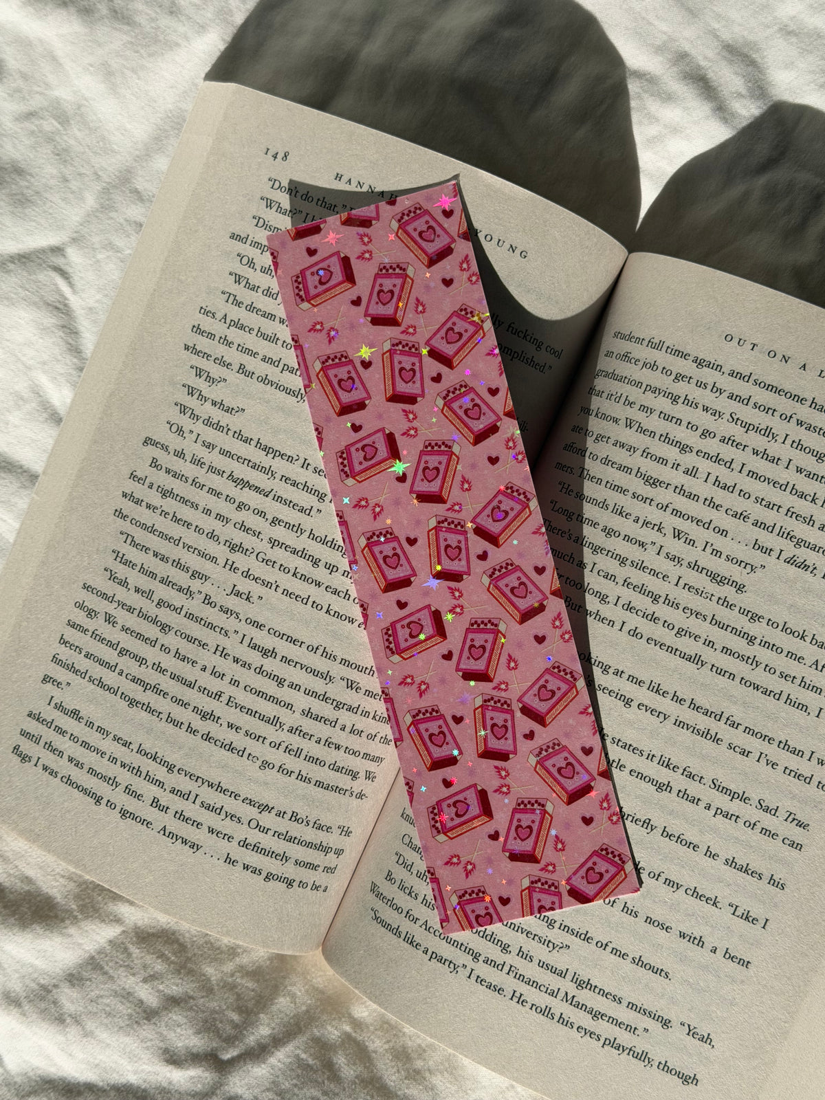 Slow burn shiny bookmark