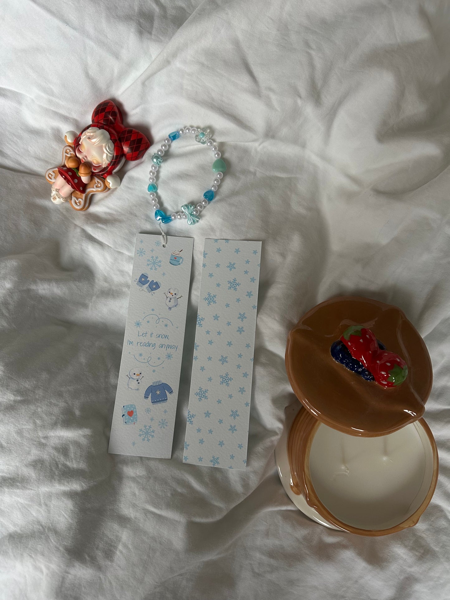 Let is snow I’m reading anyway bookmark