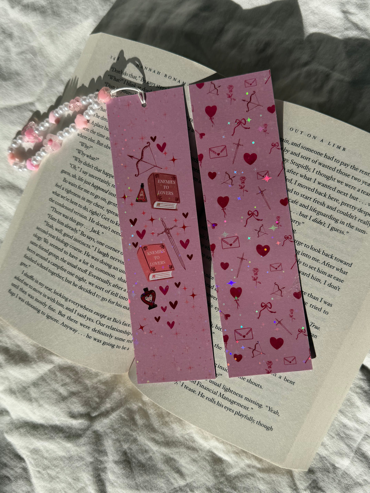 Enemies to lovers shiny bookmark