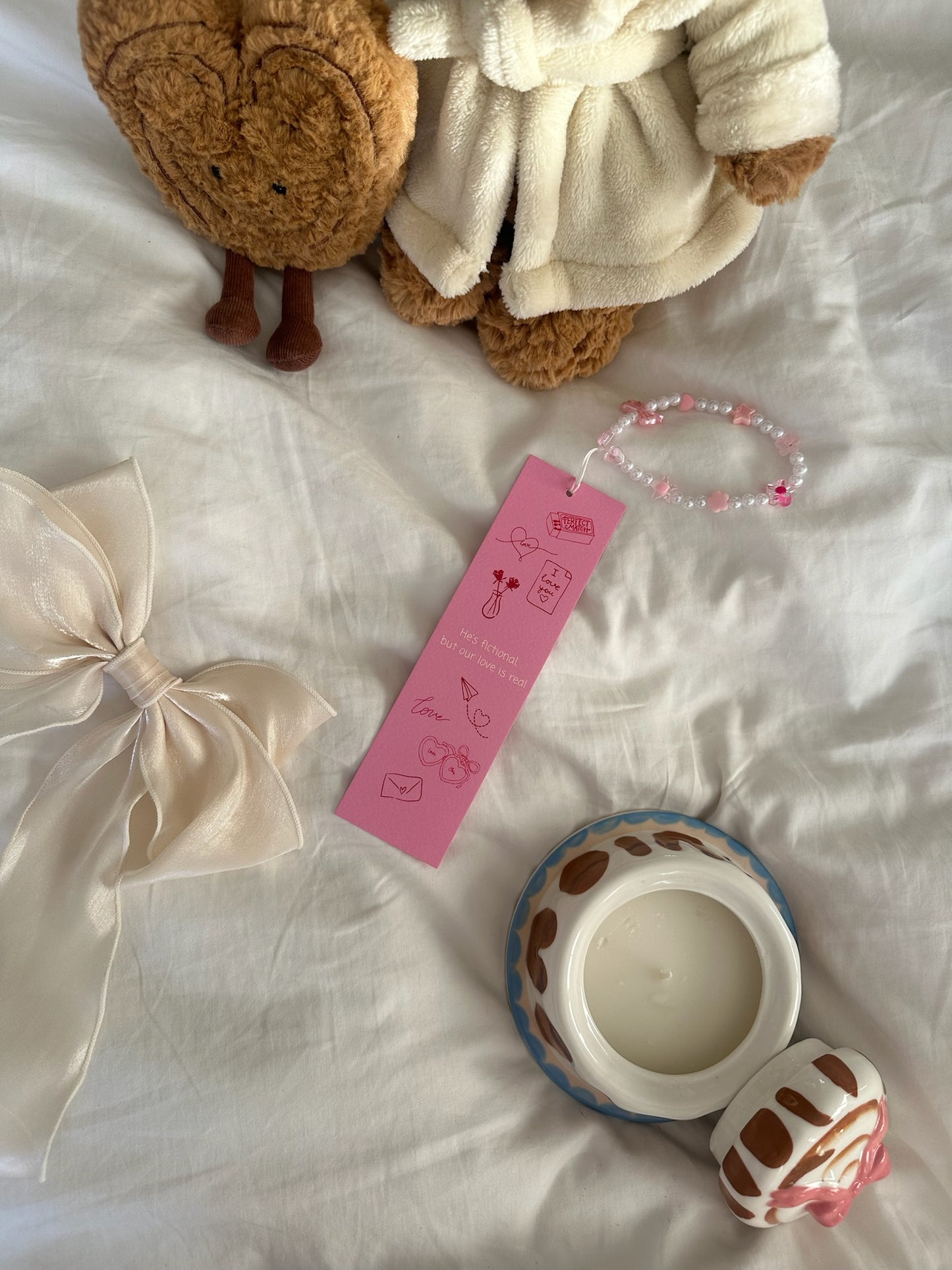 He’s fictional but our love is real bookmark