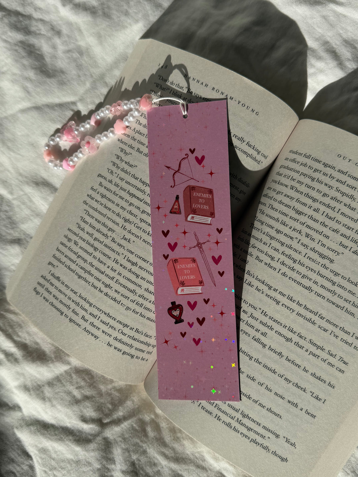 Enemies to lovers shiny bookmark
