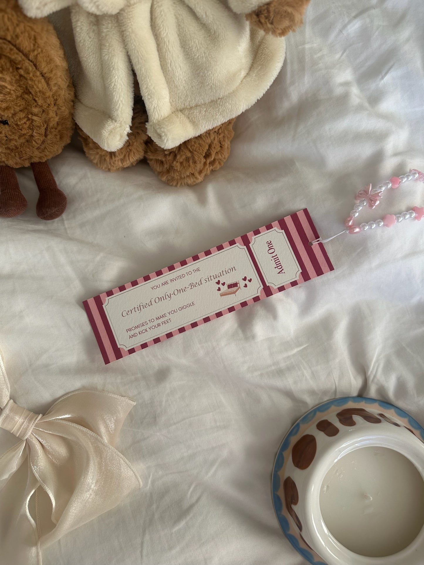 Only-one-bed trope bookmark