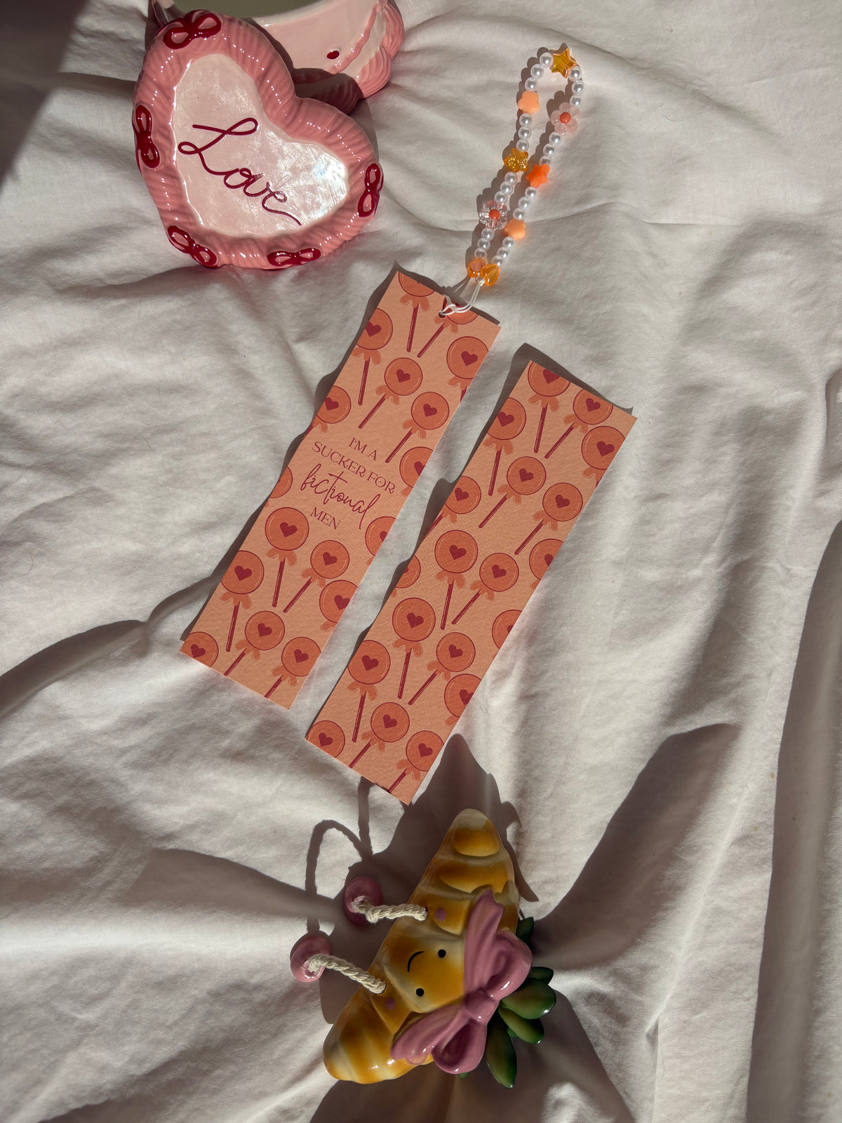 Sucker for fictional men bookmark