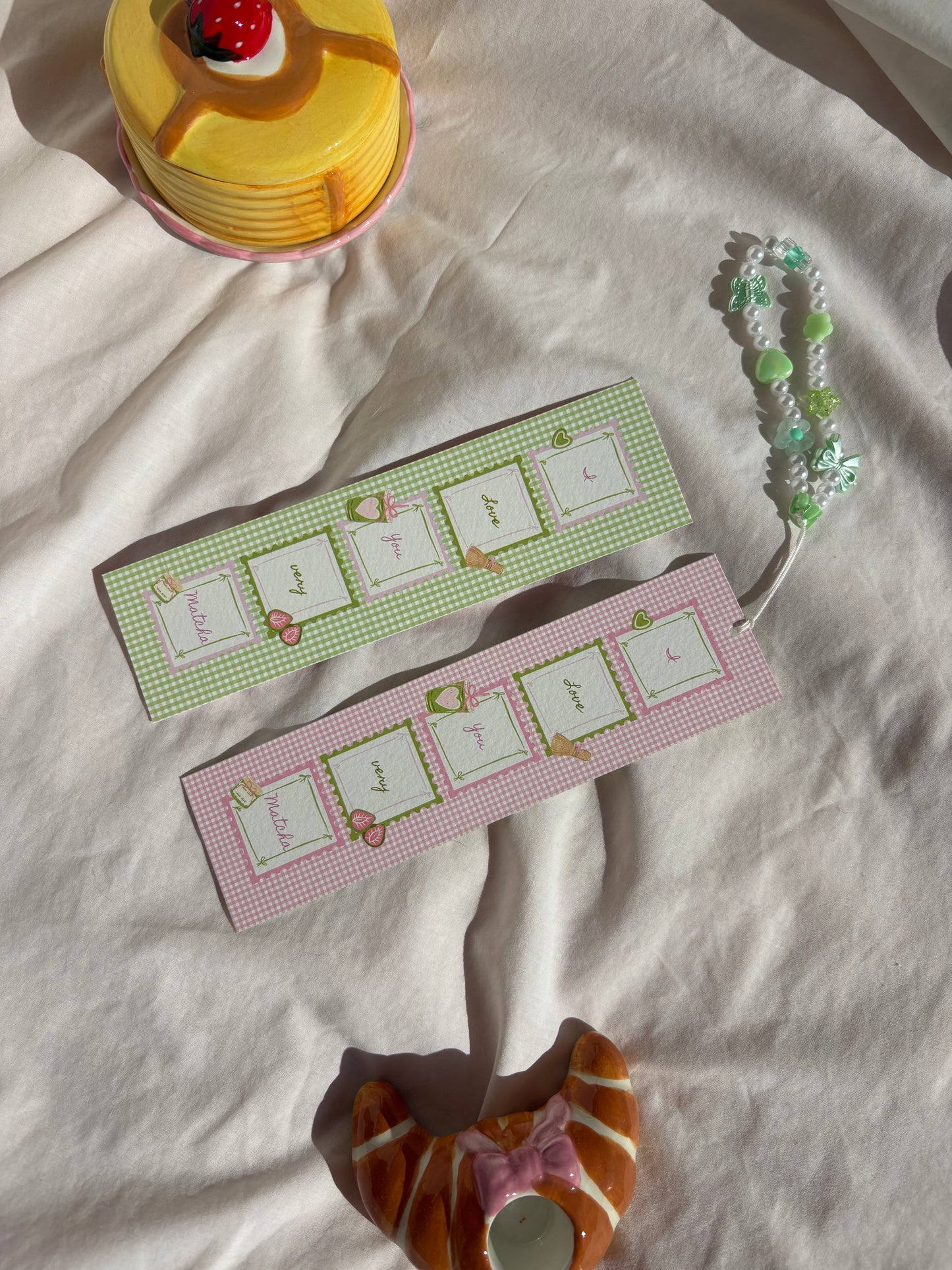 I love you very matcha bookmark