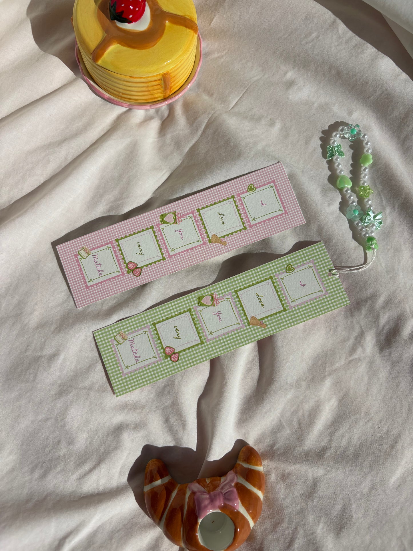I love you very matcha bookmark