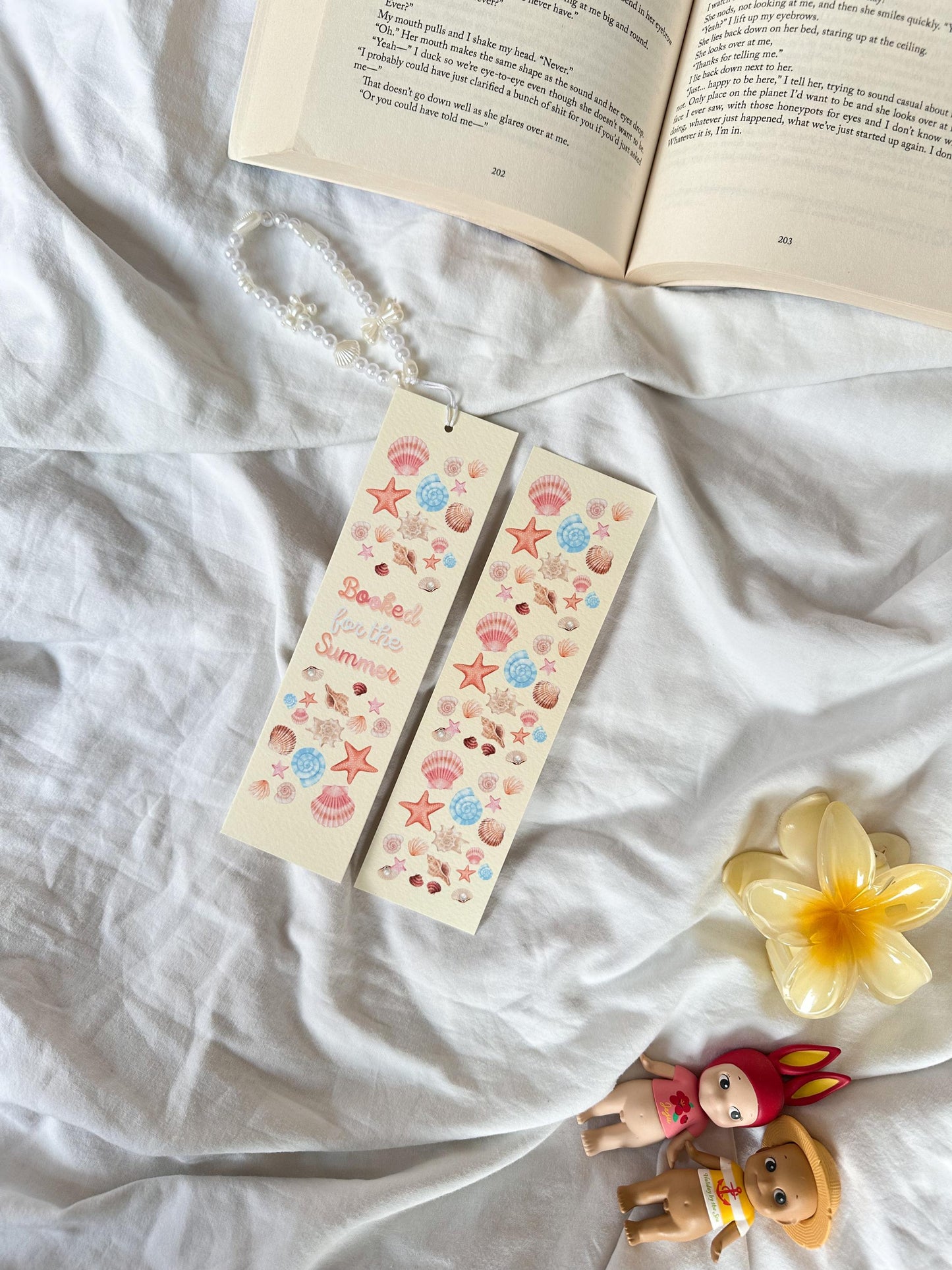 Booked for the summer bookmark
