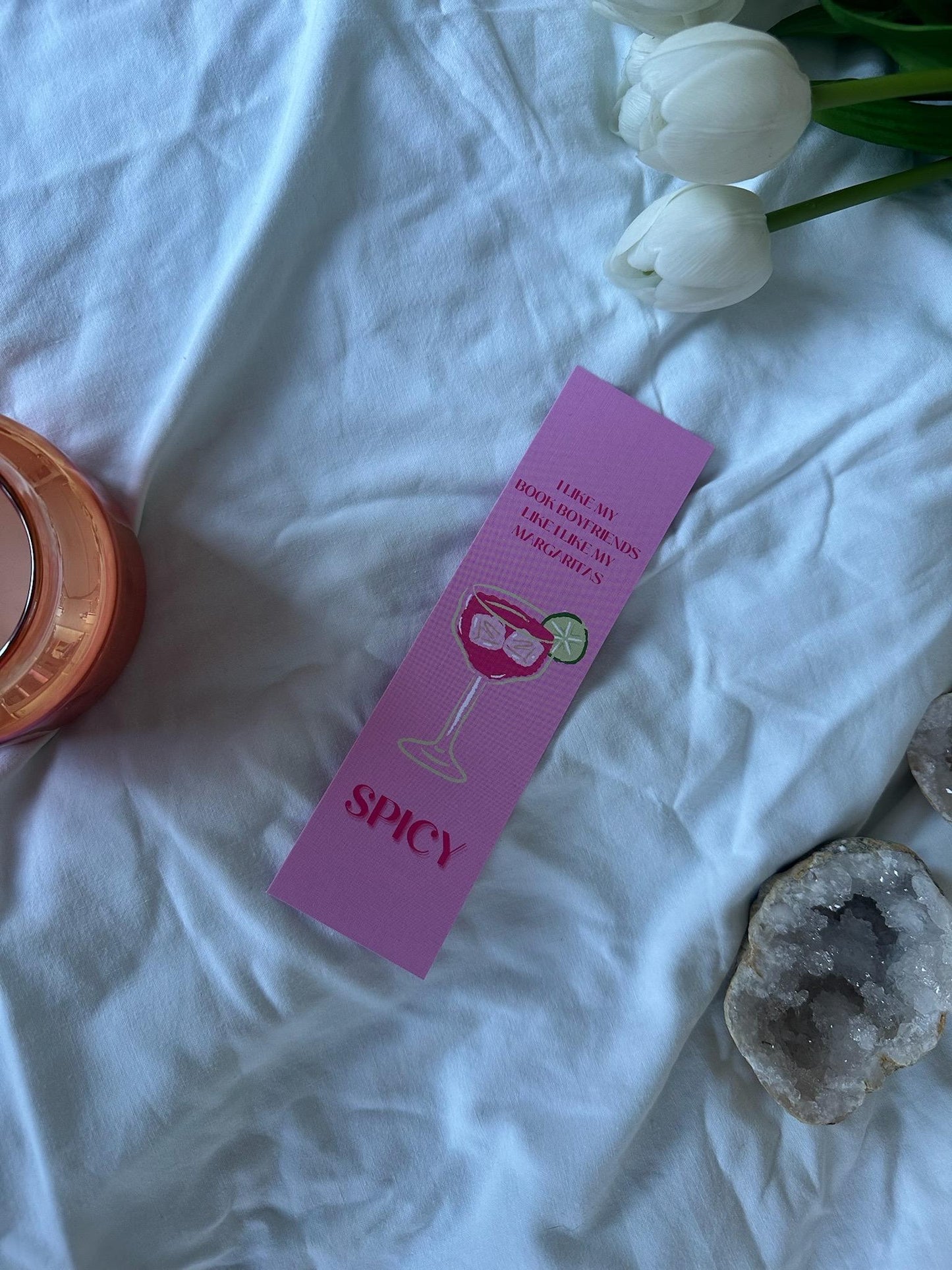 I like my book boyfriends like I like my margaritas SPICY Bookmark