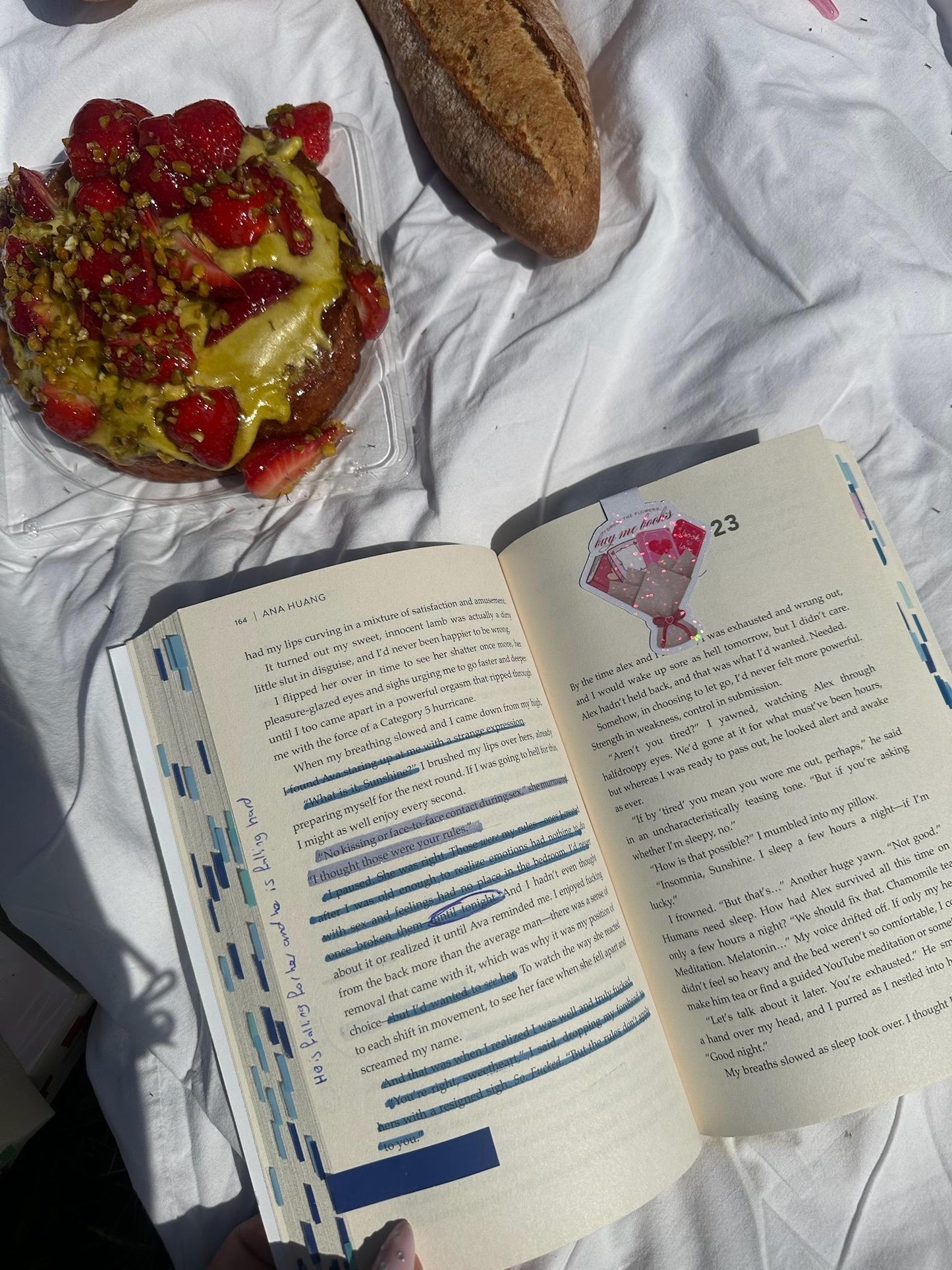 Buy me books - sparkling magnetic bookmark