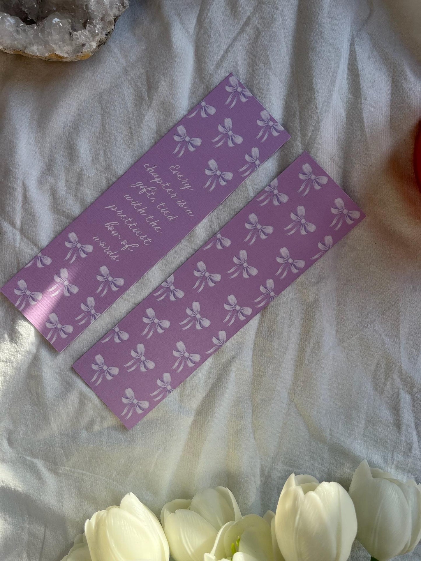 Every chapter is a gift, tied with the prettiest bow of words Bookmark