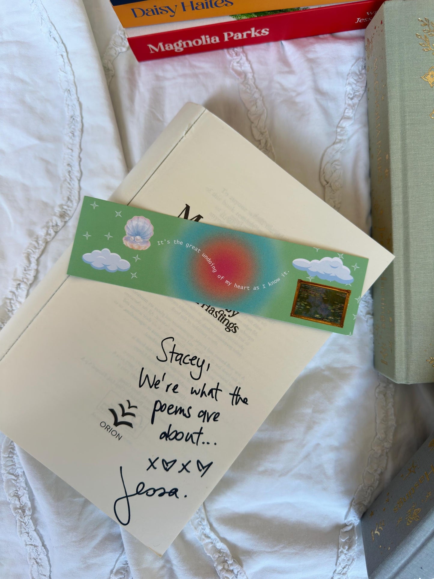 It’s the great undoing of my heart as I know it | Daisy Haites bookmark