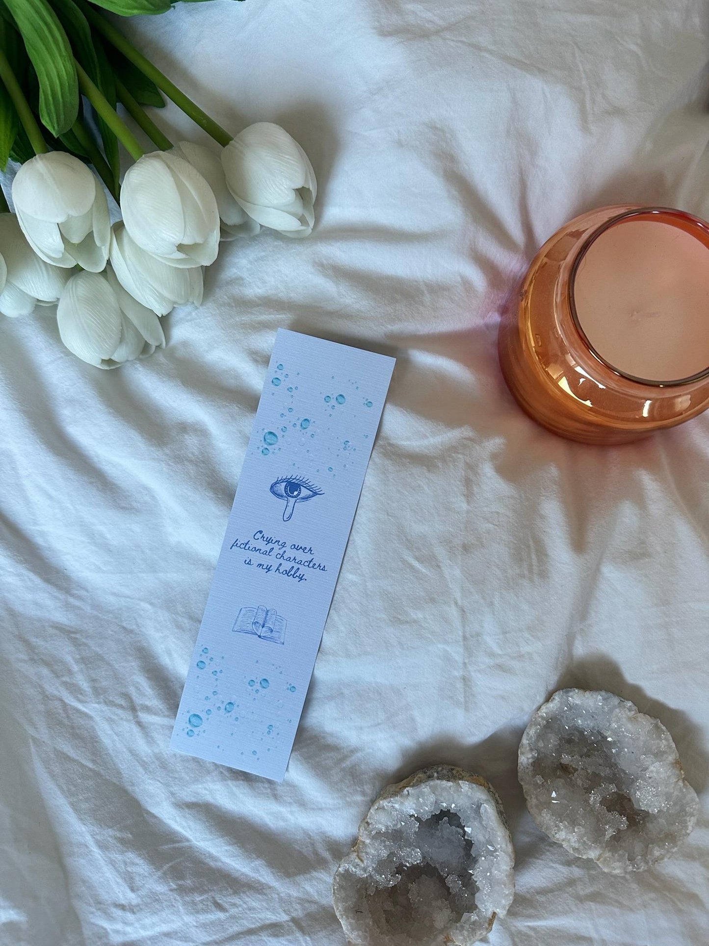 Crying over fictional characters Bookmark