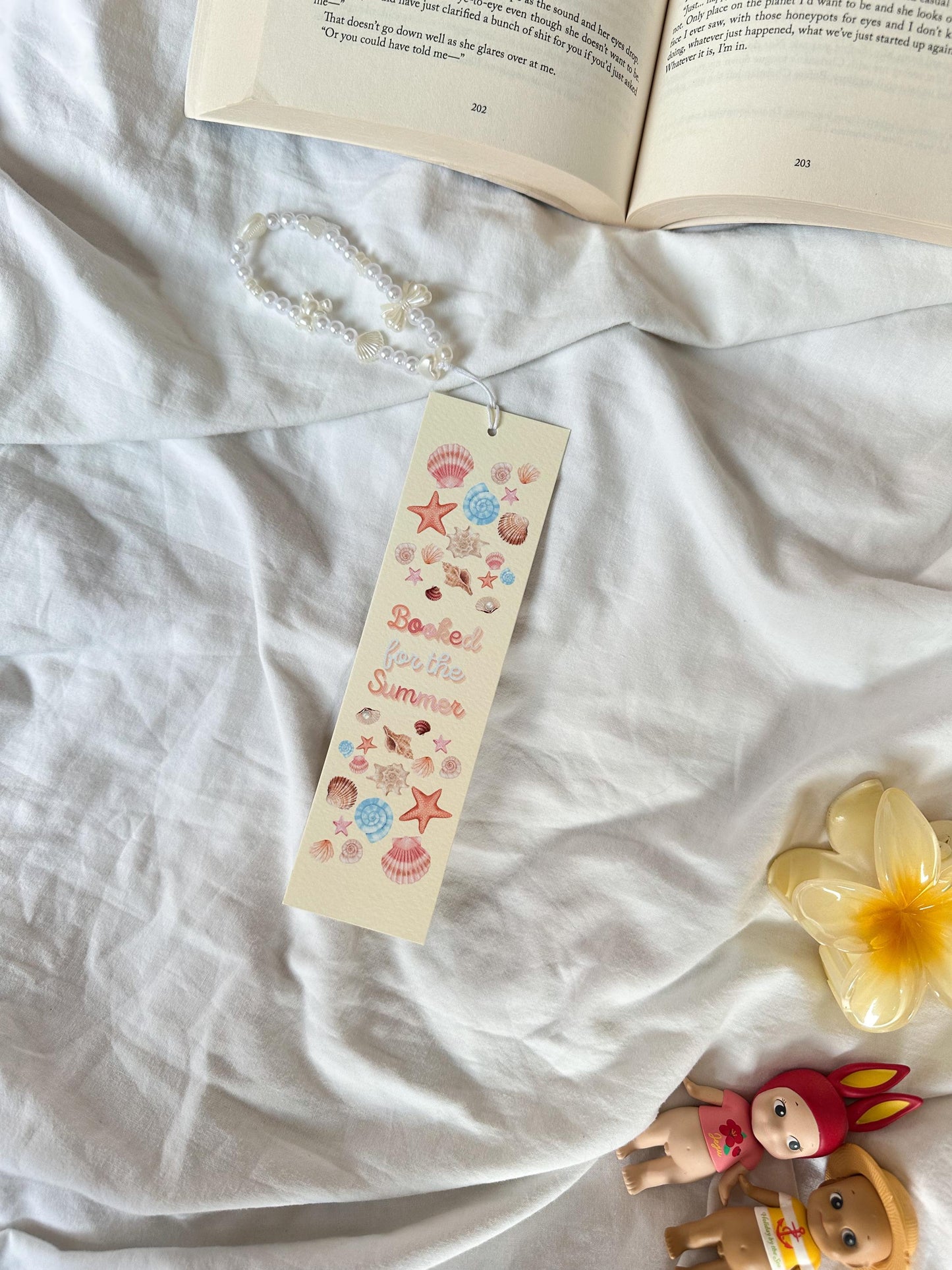 Booked for the summer bookmark