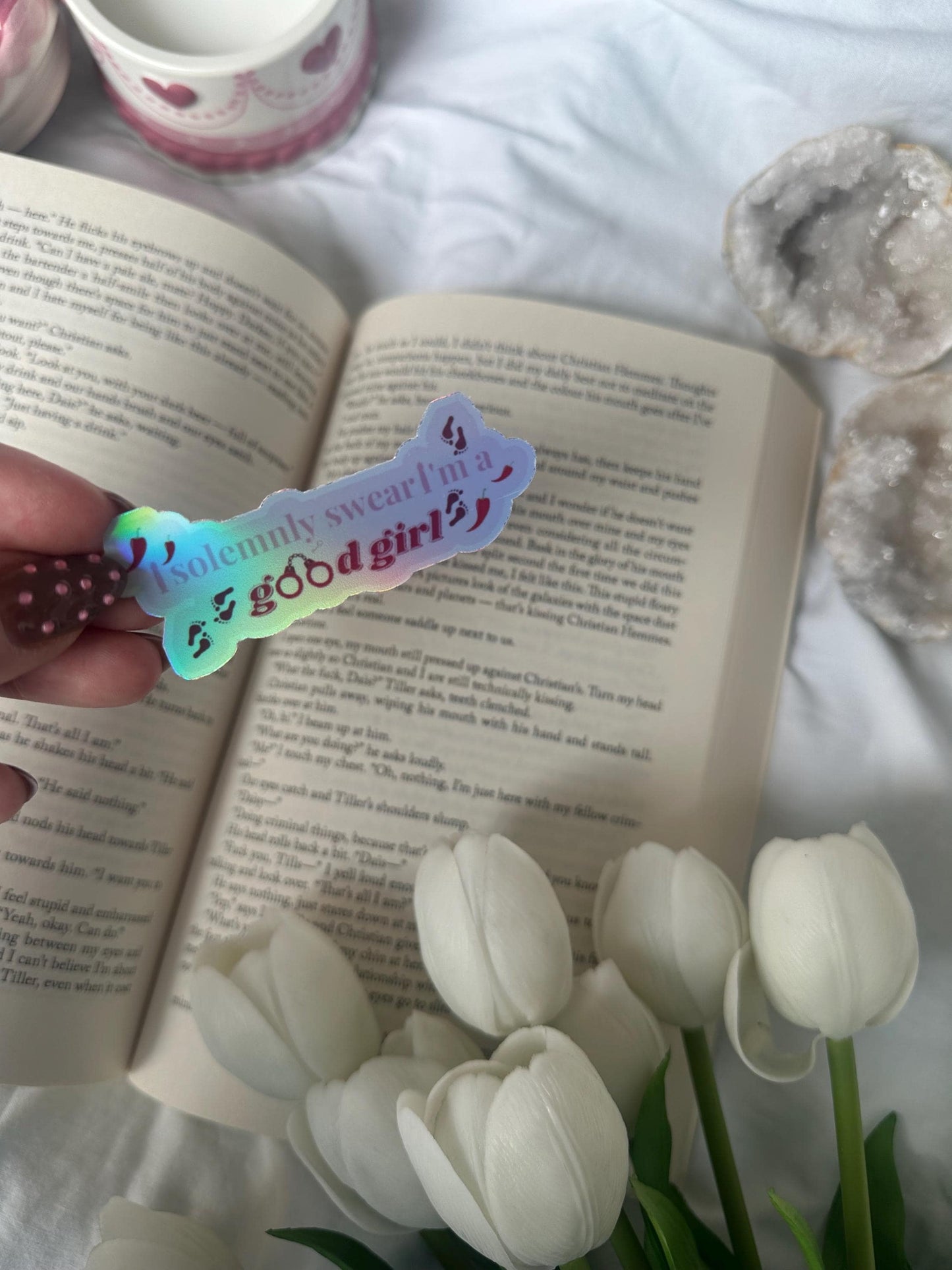 Good girl shiny sticker