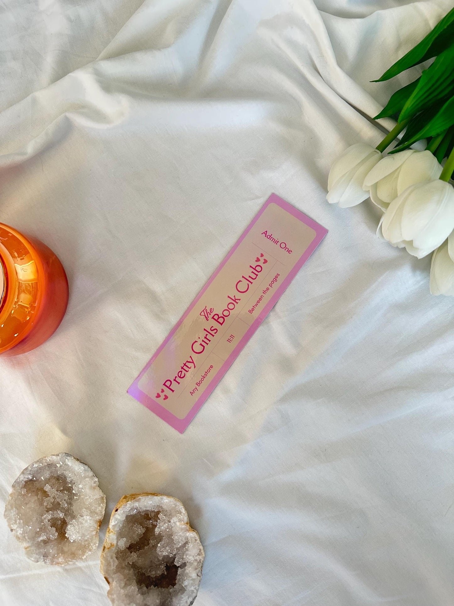 Pretty girls book club bookmark
