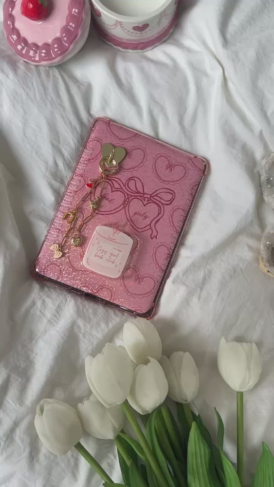 Cozy girl bookclub grip for e-reader or phone